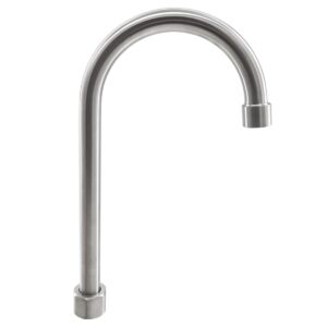 Stainless Steel Gooseneck 12" Swivel Spout Only.