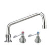 Stainless Steel Hob Mount and Basin Stops with Spout image