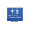 male and male ambulant toilets banner