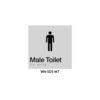 male toilet banner