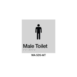 male toilet banner
