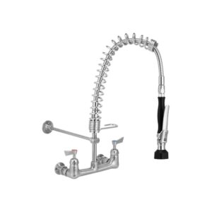 Compact Stainless Steel Exposed Wall Mounted Pre Rinse Unit