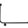Wall Mount Safety Grab Rail (Right) - Black