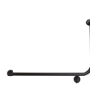 Wall Mount Safety Grab Rail (Left) - Black