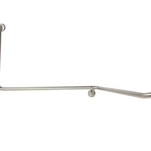 90? Flush Mount Wrap Around Grab Rail Modular 1100x1025x600mm RH