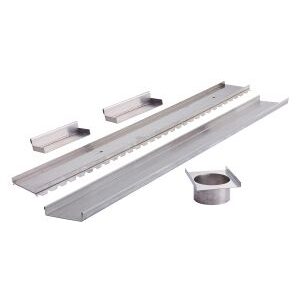 In2Gr8 Flat Bottom Channel & Grate Kit (Tile Insert)