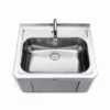 Hands Free Knee Operated Stainless Steel Basin